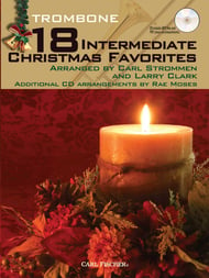 18 INTERMEDIATE CHRISTMAS FAVORITES TROMBONE BK/CDROM cover Thumbnail